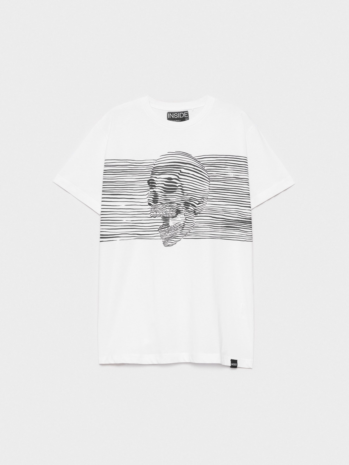  White skull t-shirt white