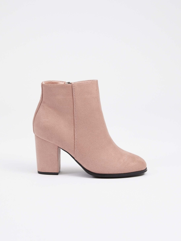 New Botins rosa de salto rosa