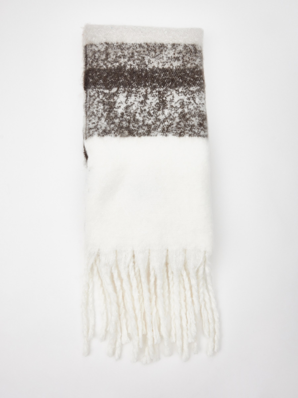 Maxi white scarf