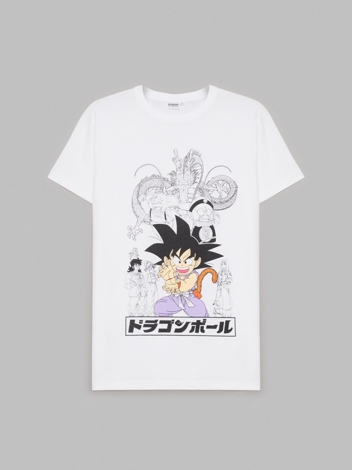  Camiseta Dragon Ball blanco