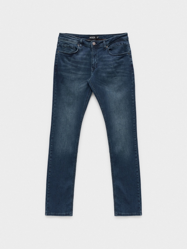  Jeans slim azul oscuro azul