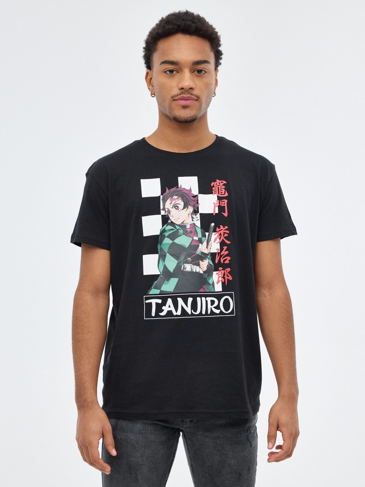 Camiseta estampado Demon Slayer