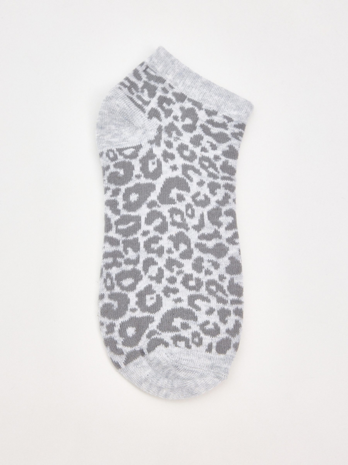 Pack of 4 animal print ankle socks multicolor