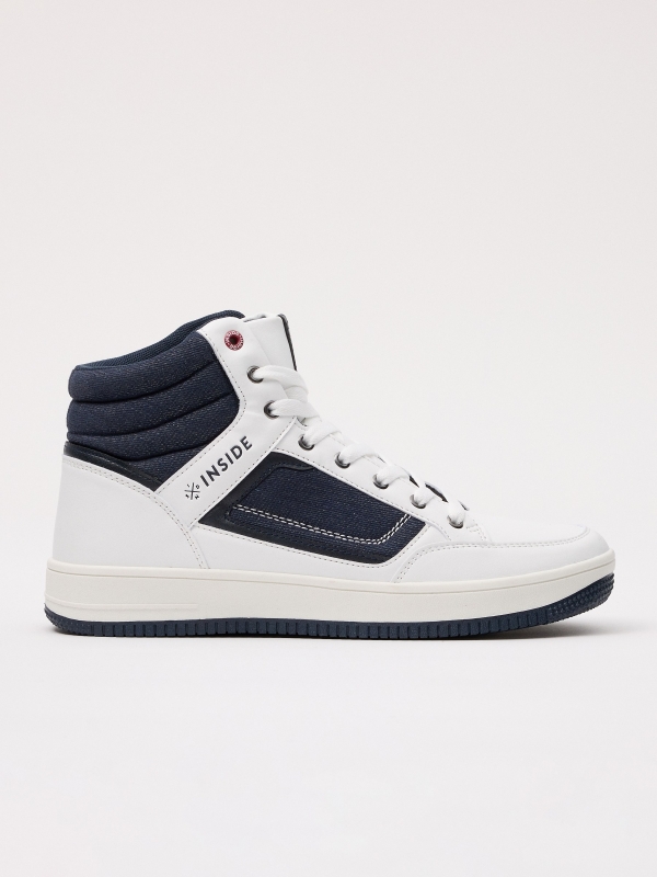 Denim sports boot