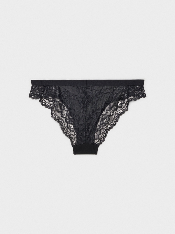 Classic black lace panty black