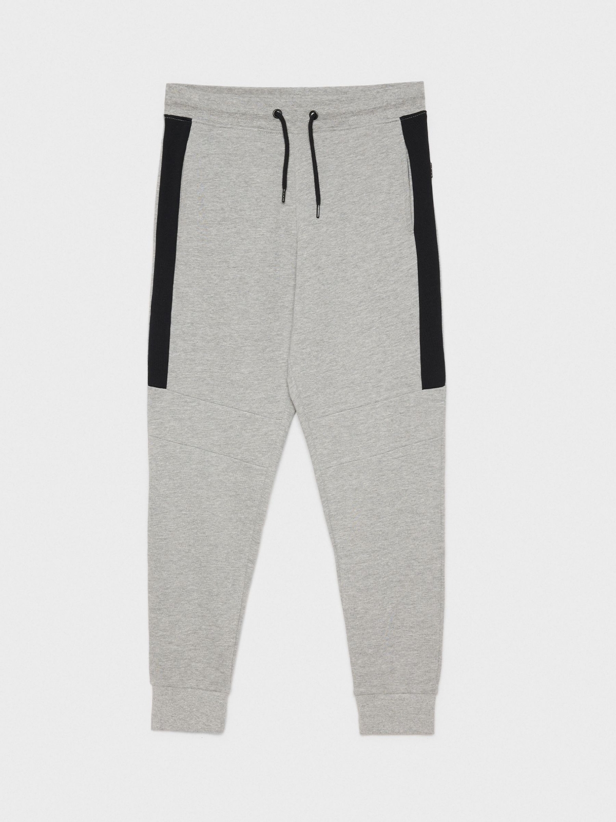  Gray melange joggers melange grey