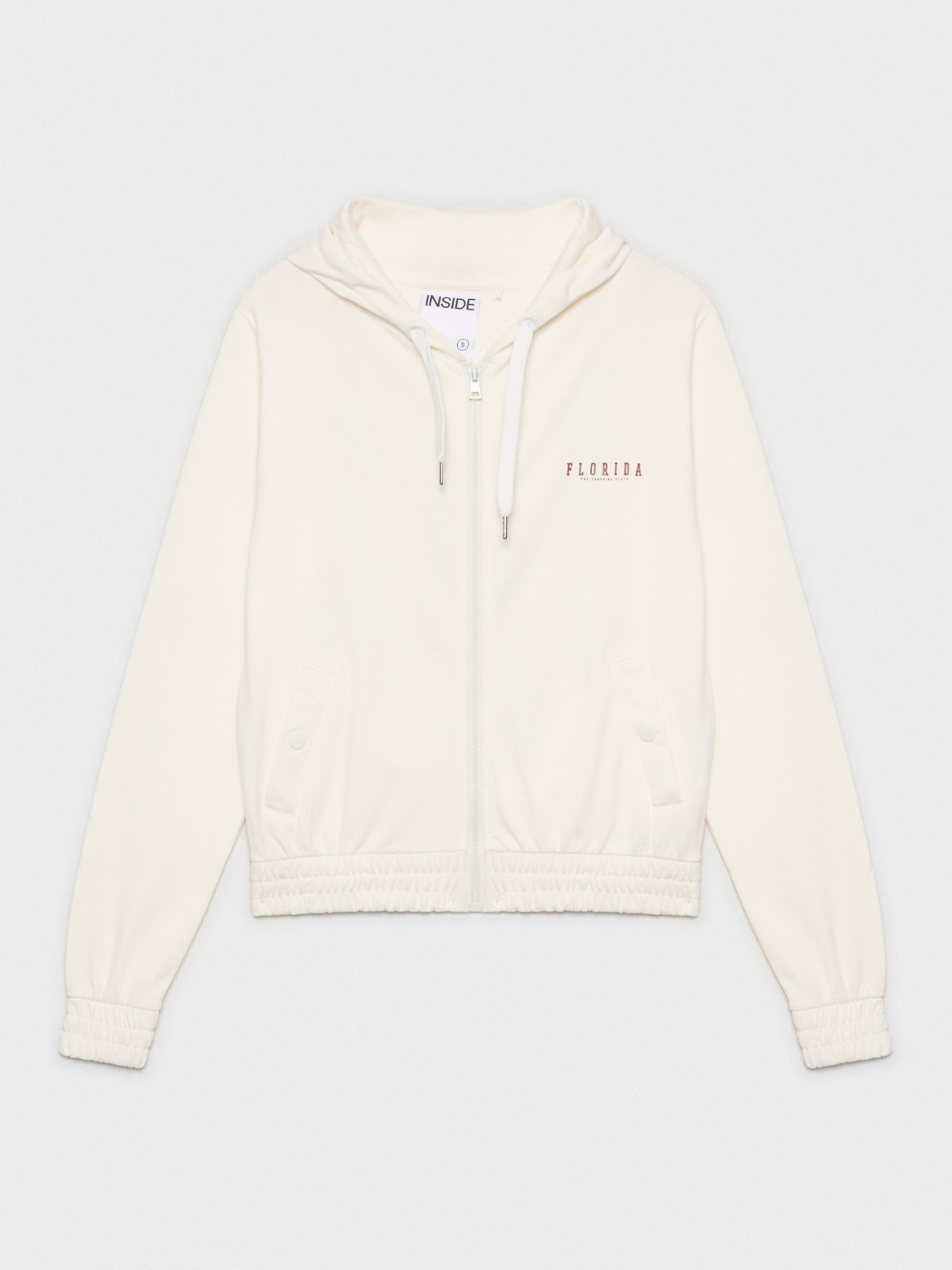  Sweatshirt com capuz aberto off white