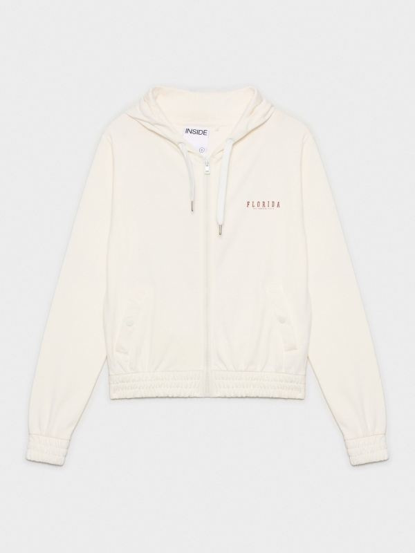  Sweatshirt com capuz aberto off white