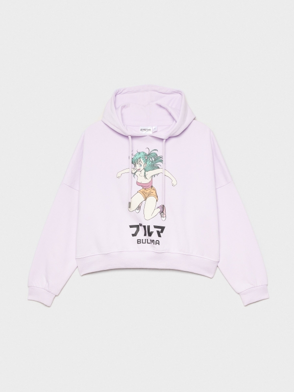  Bulma Dragon Ball hoodie mauve