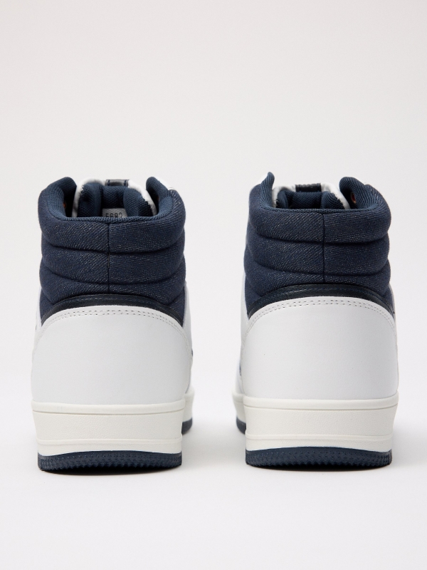 Denim sports boot