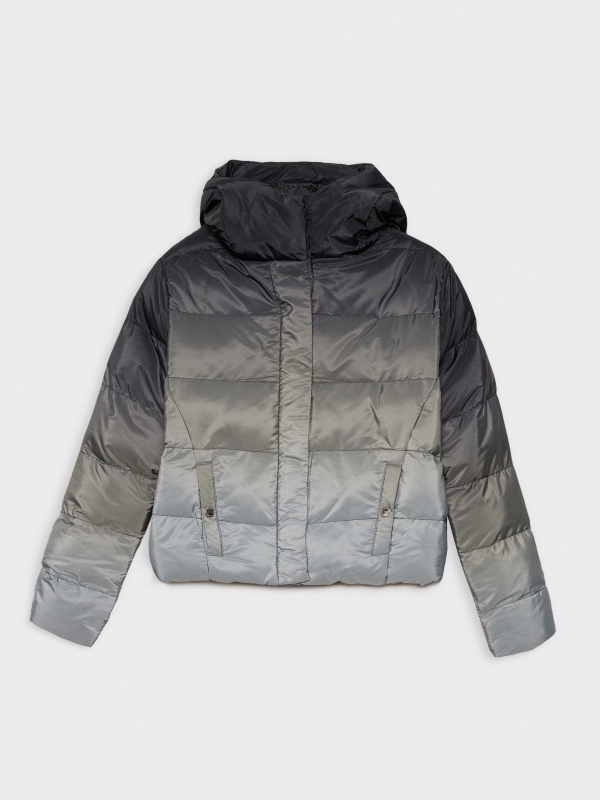  Gradient quilted jacket black