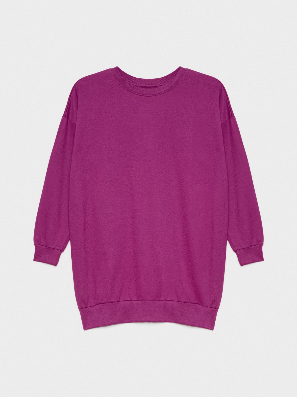  Sudadera oversized vestido fucsia