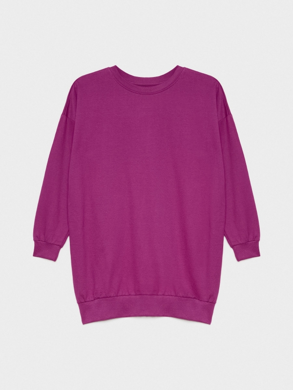  Sudadera oversized vestido fucsia