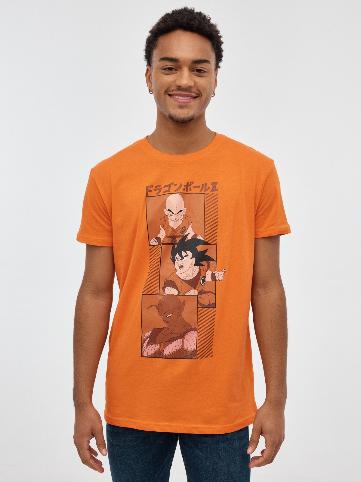 Camiseta naranja Dragon Ball