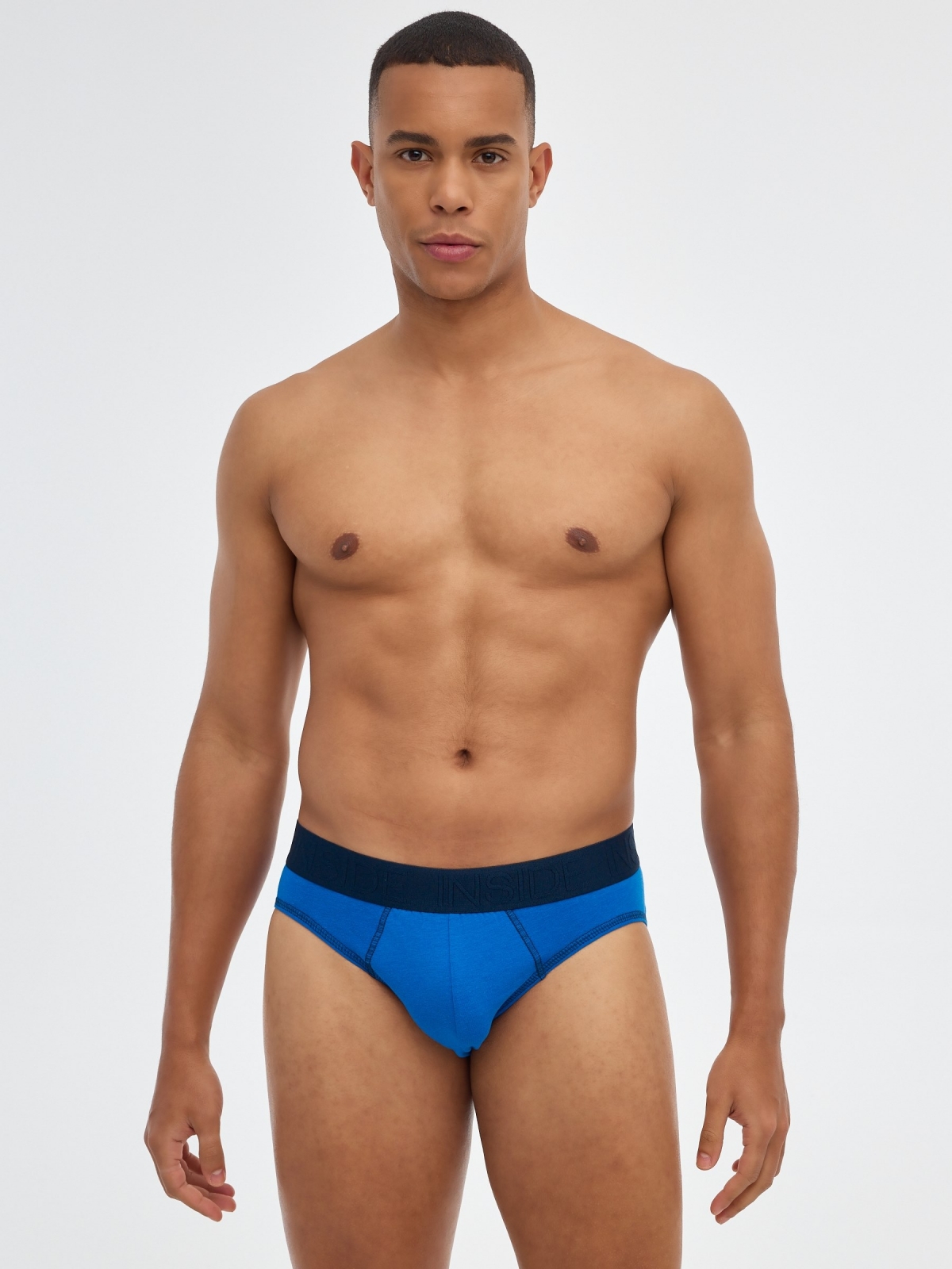 Briefs pack 3 pcs. middle front view