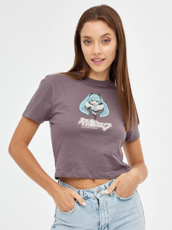 T-shirt de impressão Hatsune