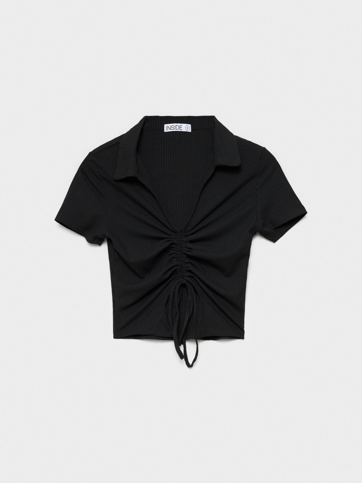  Polo neck t-shirt black