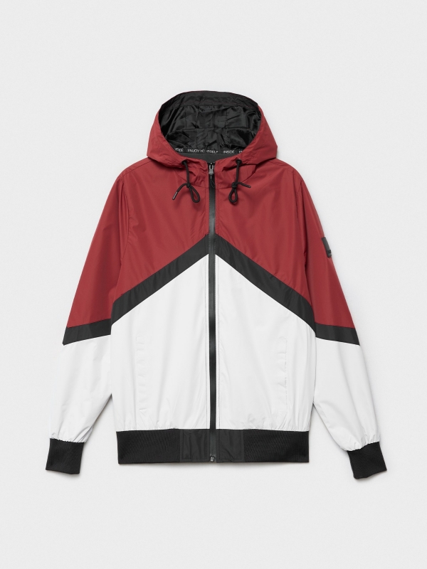  Lightweight hooded jacket white