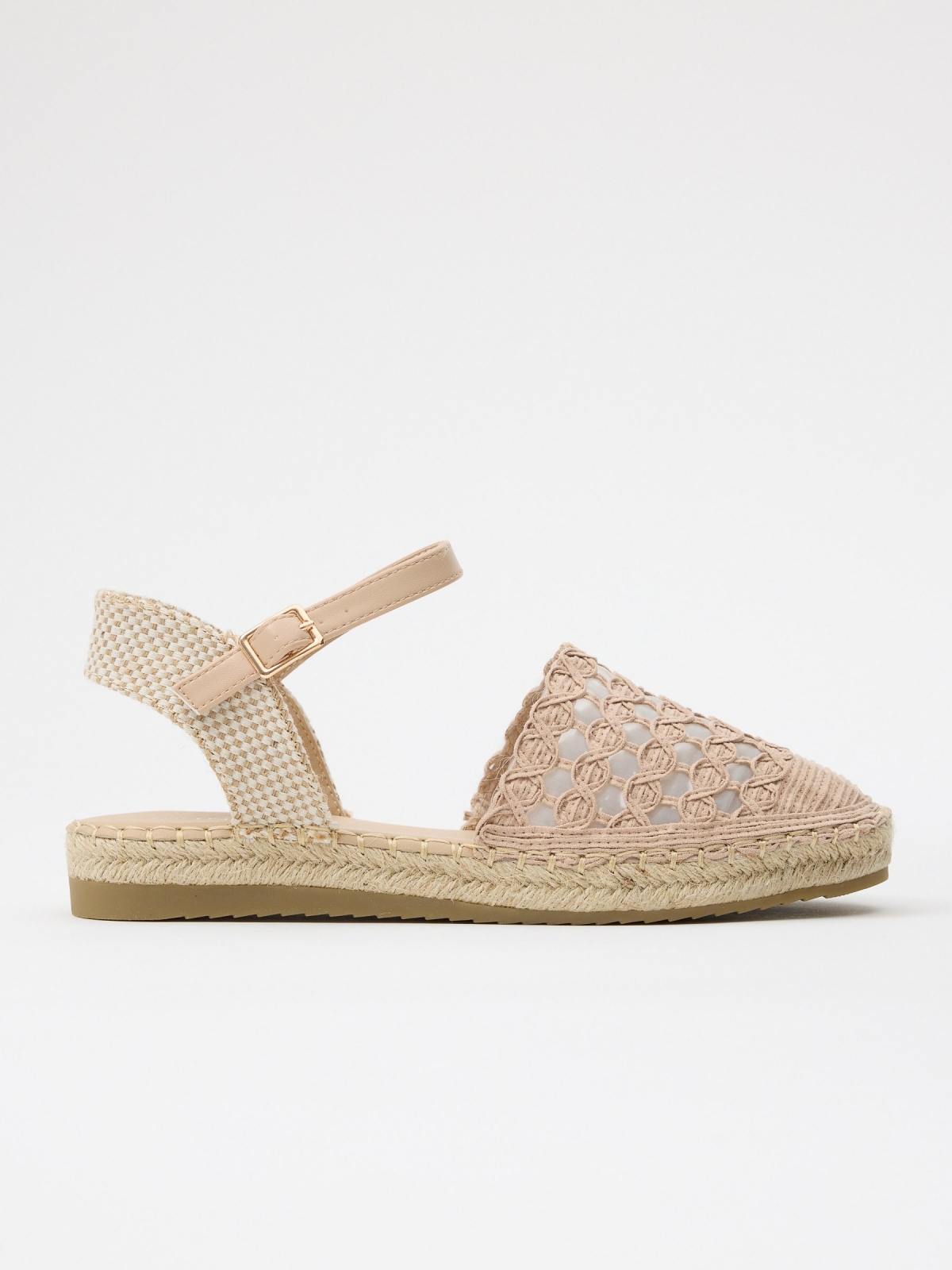 Jute and crochet sandal sand