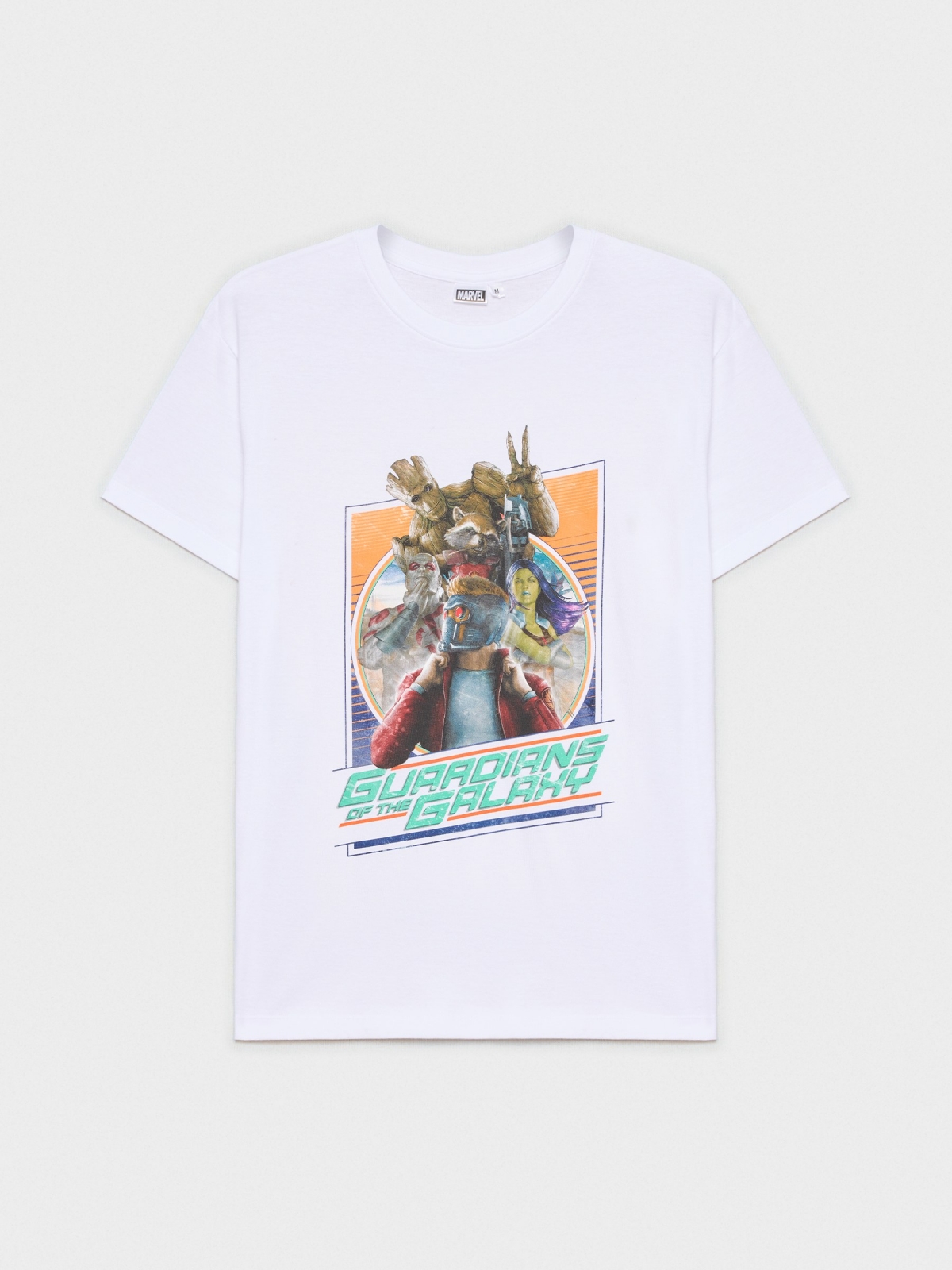  Camiseta Guardians of the Galaxy blanco