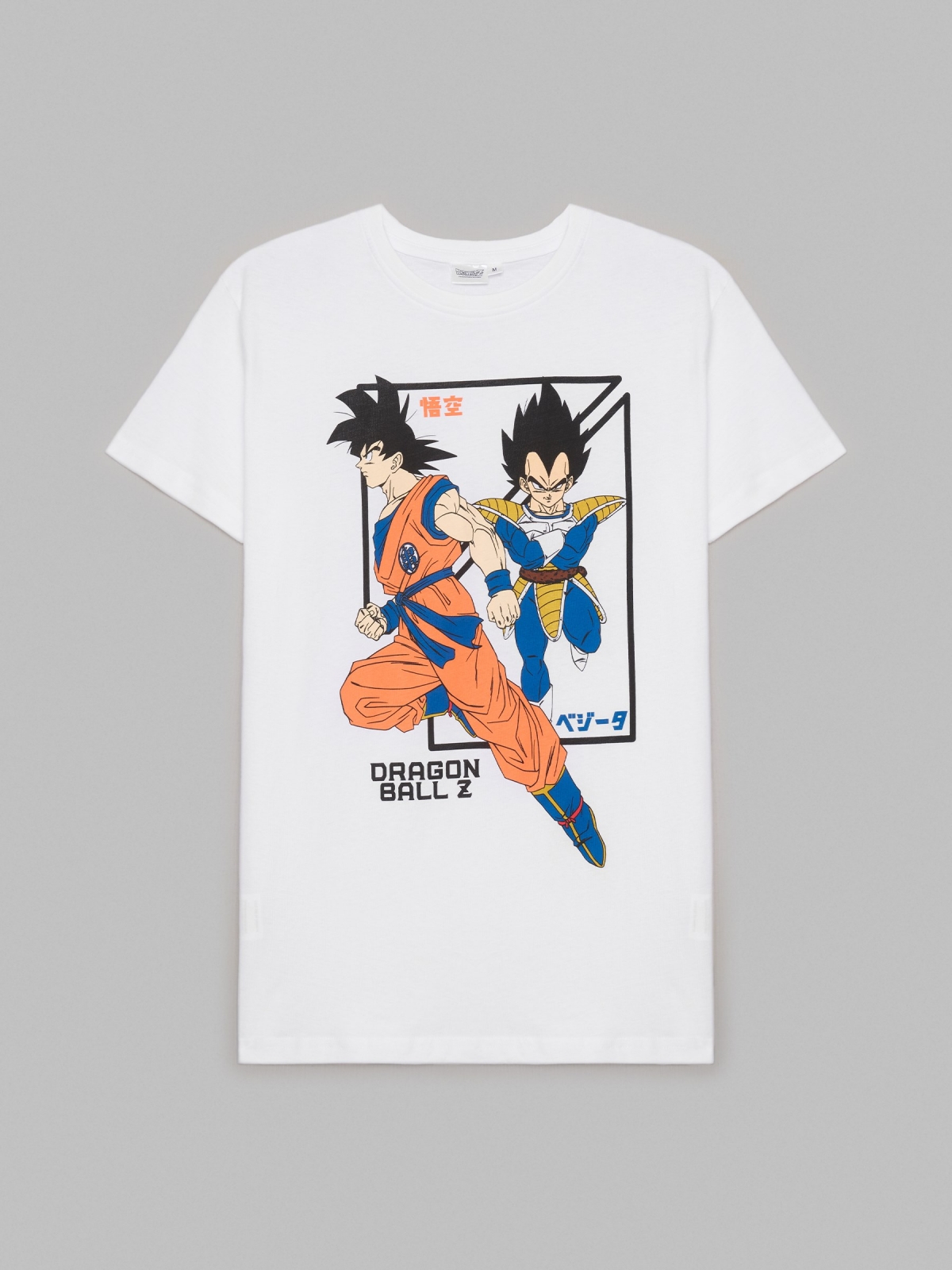  Camiseta Dragon Ball blanco