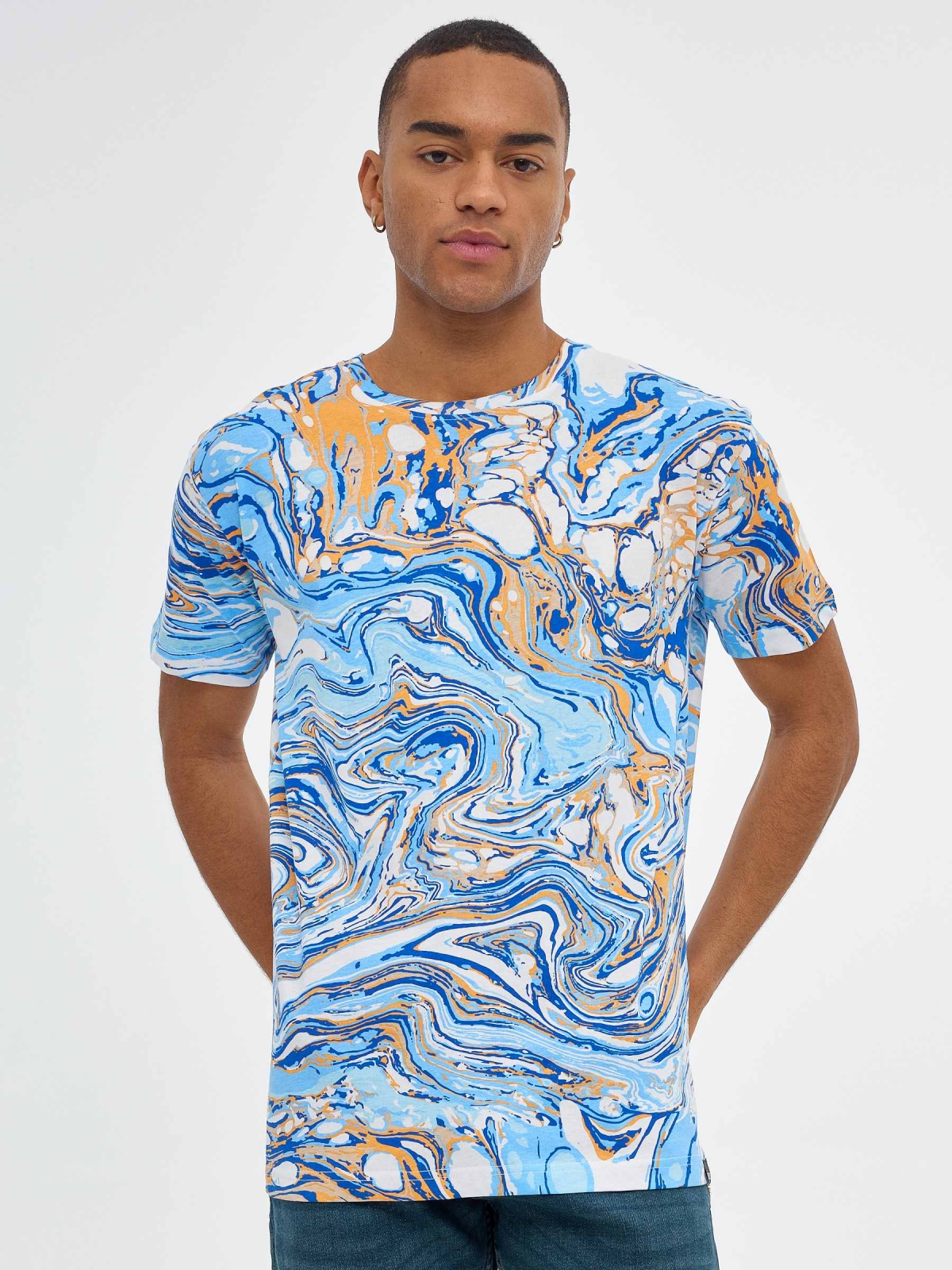 Surrealist print t-shirt