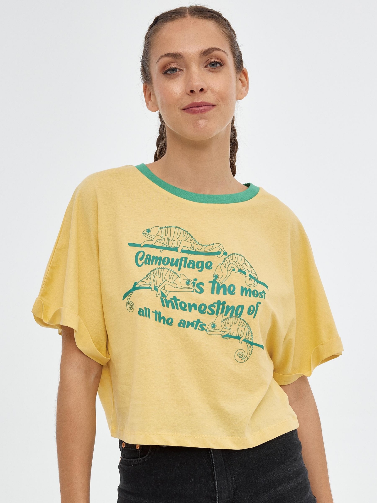 Chameleon crop top