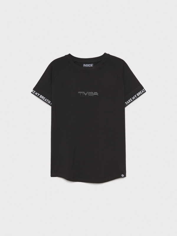  T-shirt Breath Away preto