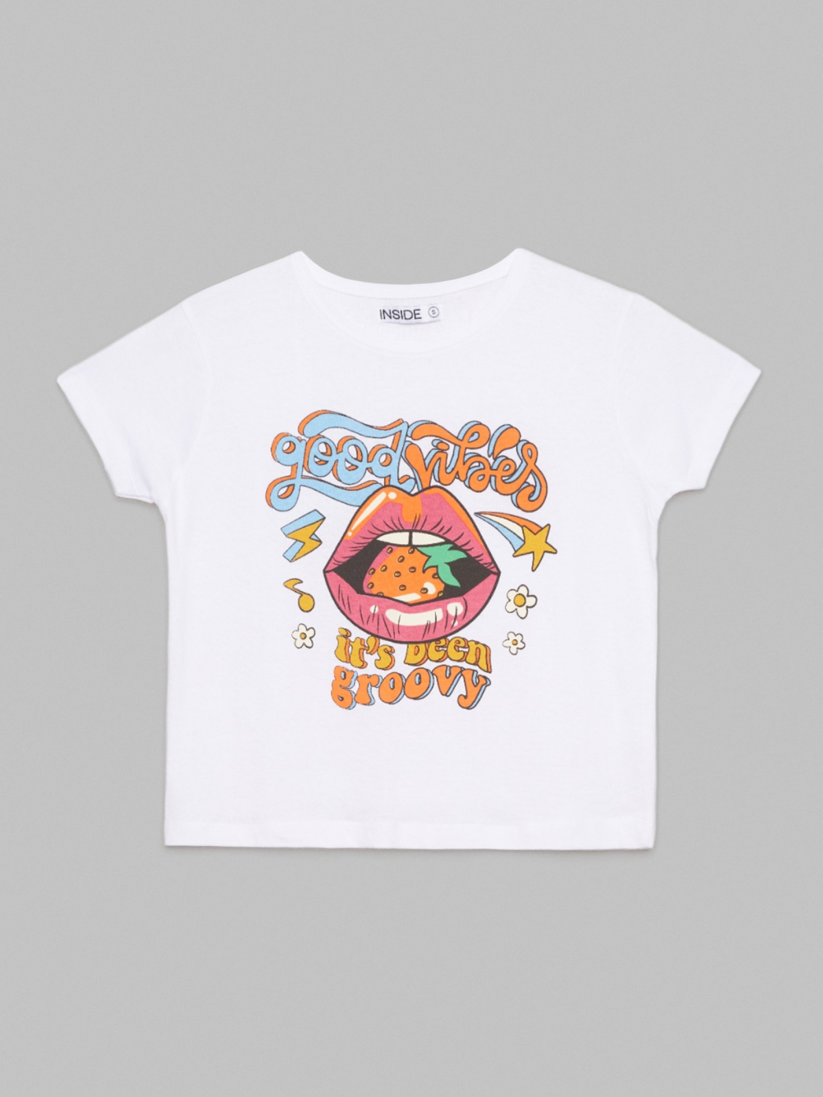  Good Vibes T-shirt white