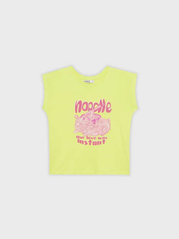  Noodle tank top lime