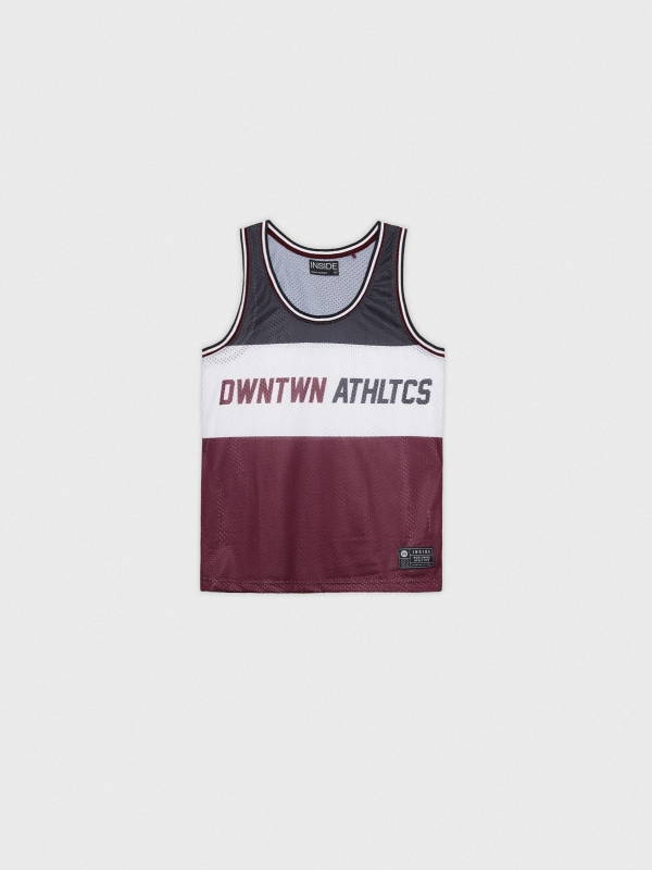  Camiseta DWNTWN garnet