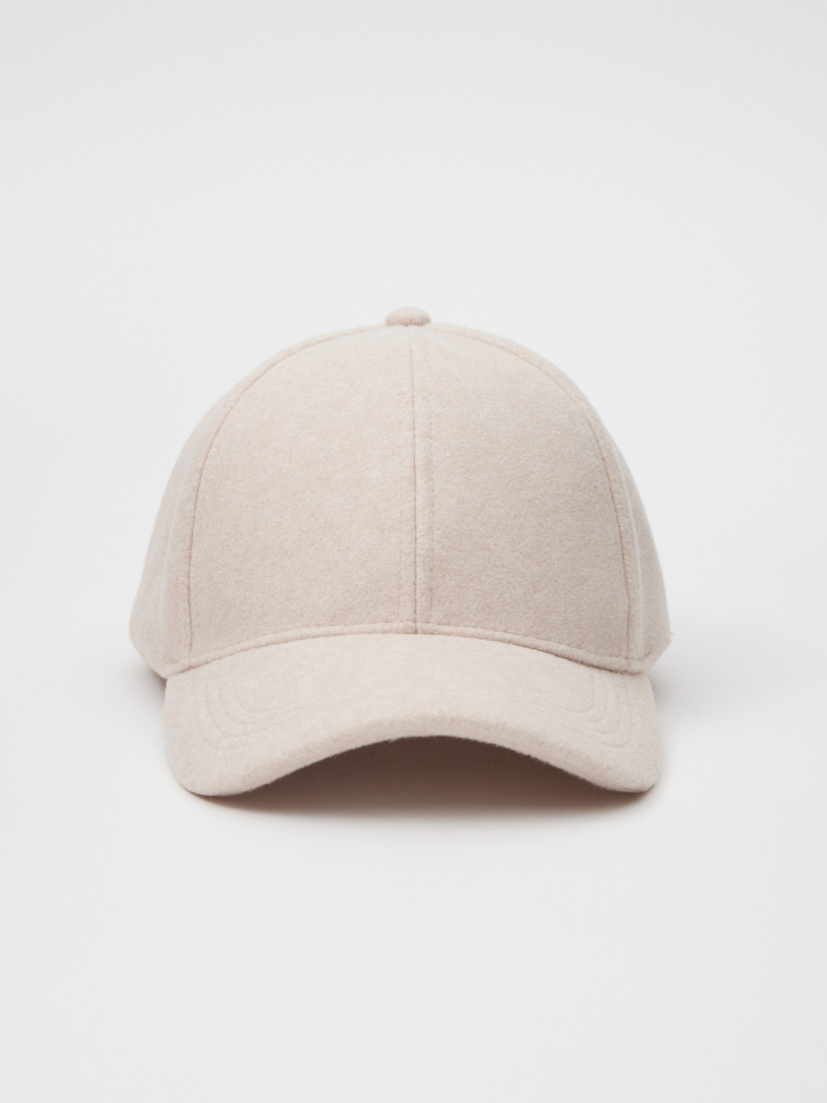 Gorra baseball de lona rosa nude