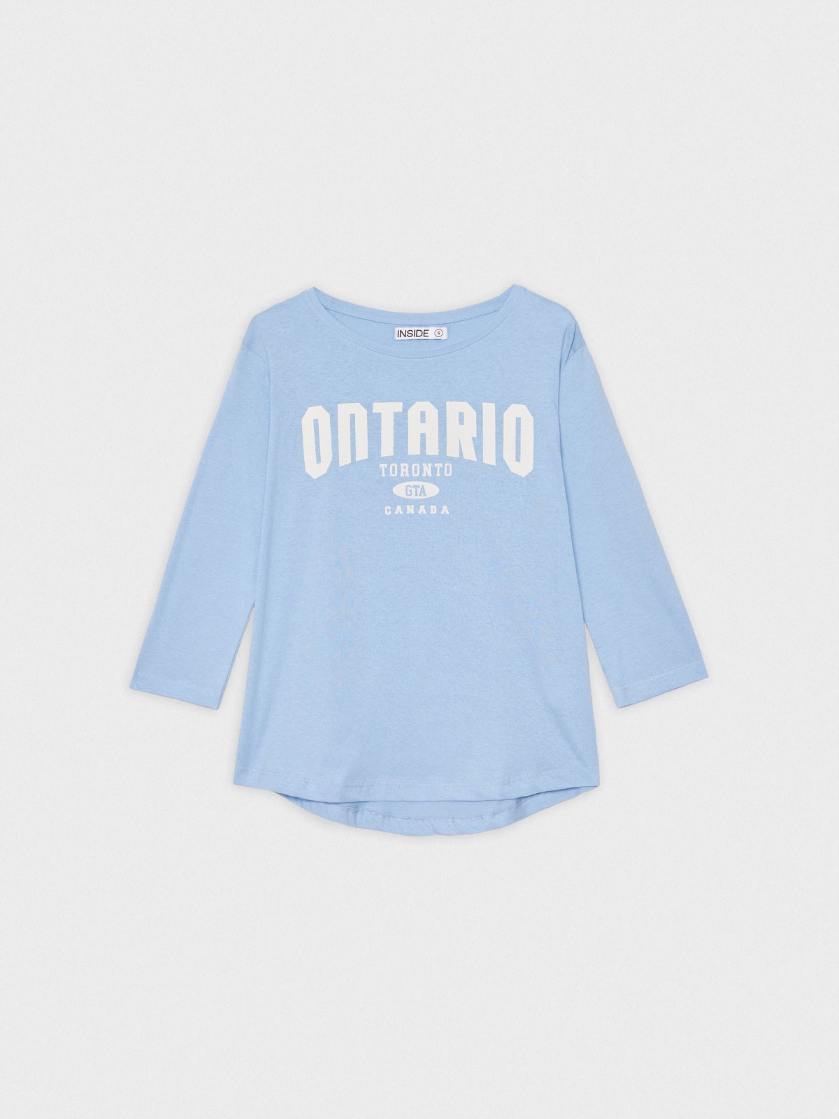  Camiseta 3/4 Ontario azul