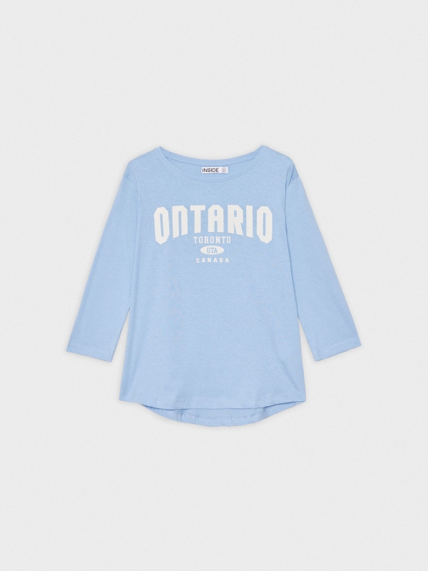  Camiseta 3/4 Ontario azul