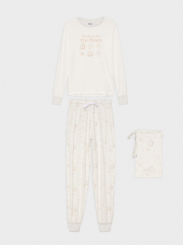 Pajamas Written In The Stars off white