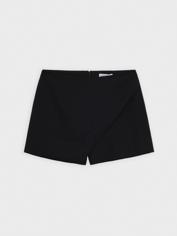  Skort de falda cruzada negro