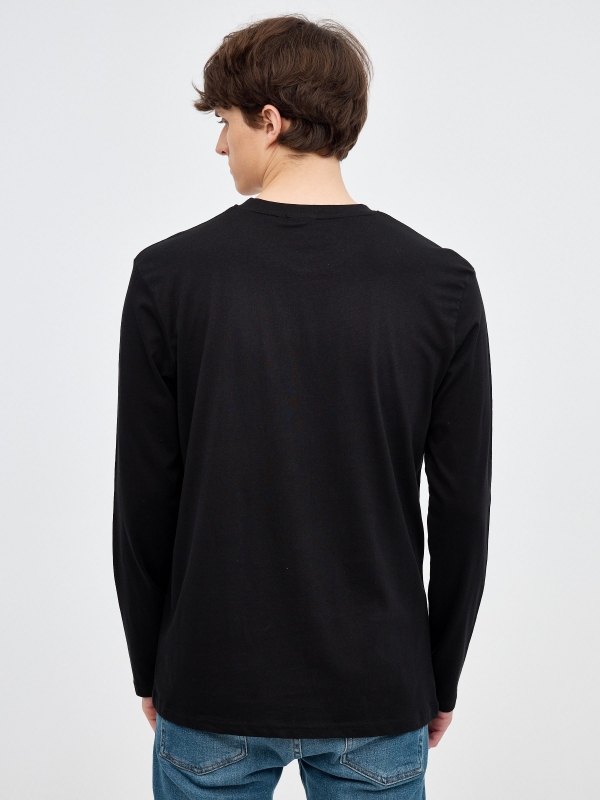 Gragon Ball T-shirt black middle back view