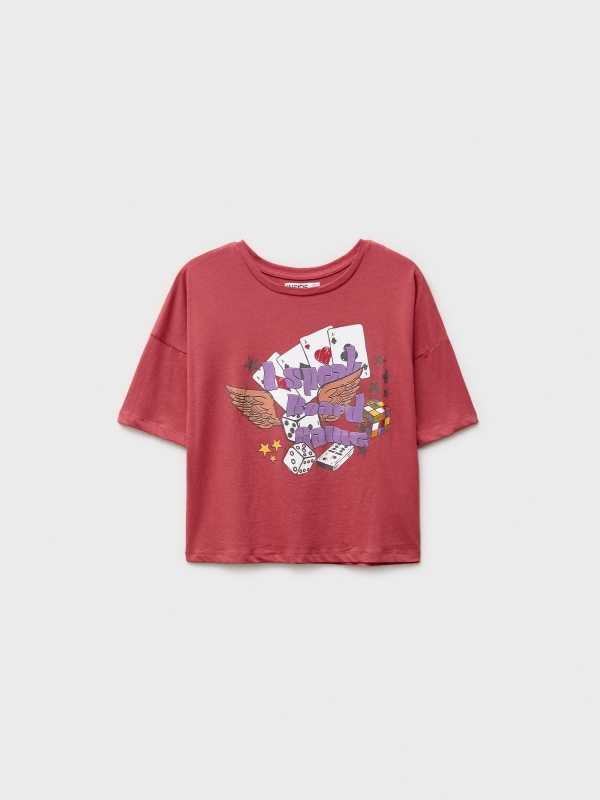  Games print T-shirt red