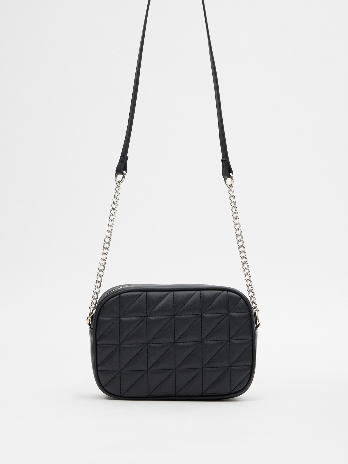 Bolso cruzado polipiel negro