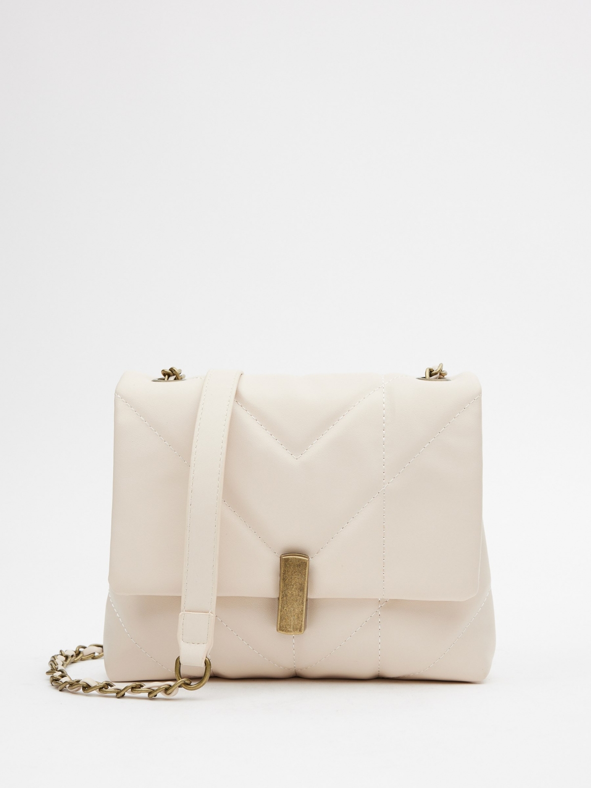 Double zipper crossbody bag