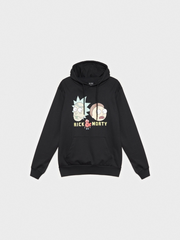  Sweatshirt Rick&Morty preto