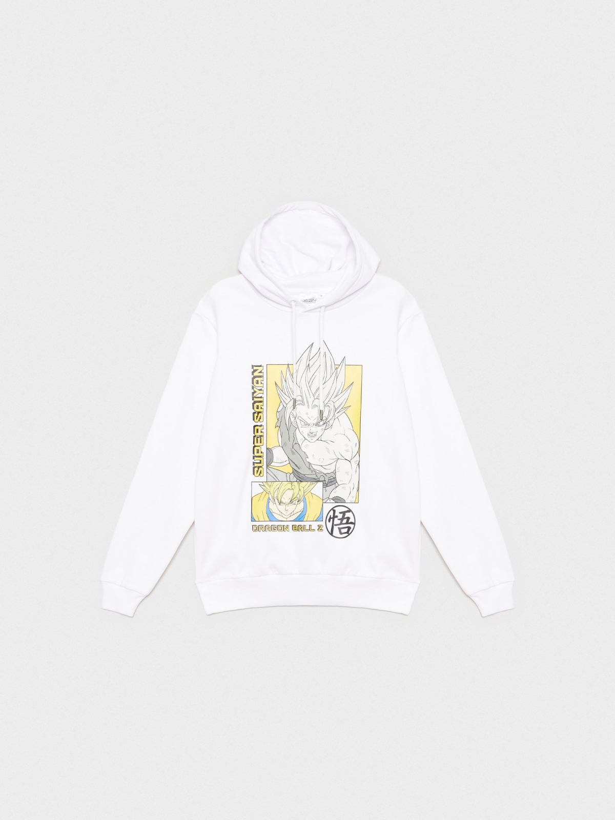  Sudadera print Dragon Ball blanco