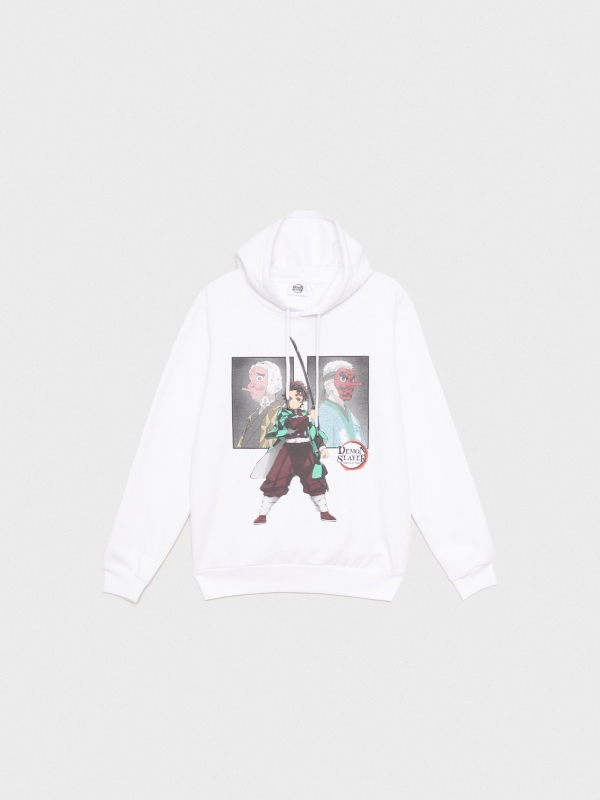  Demon Slayer licensed sweatshirt white