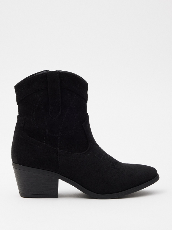 Botin cowboy negro