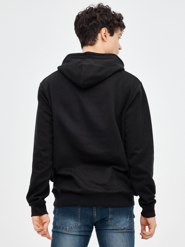 Dragon Ball Super sweatshirt black middle back view