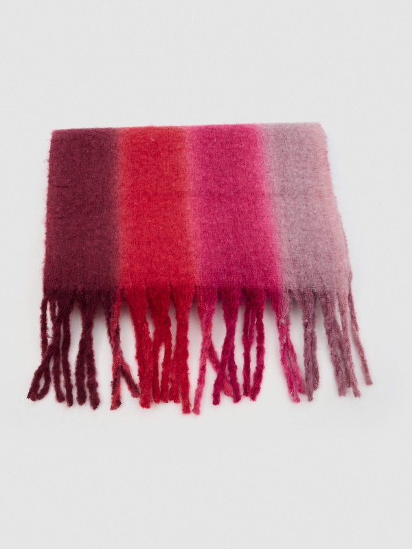 Burgundy extra long scarf mauve