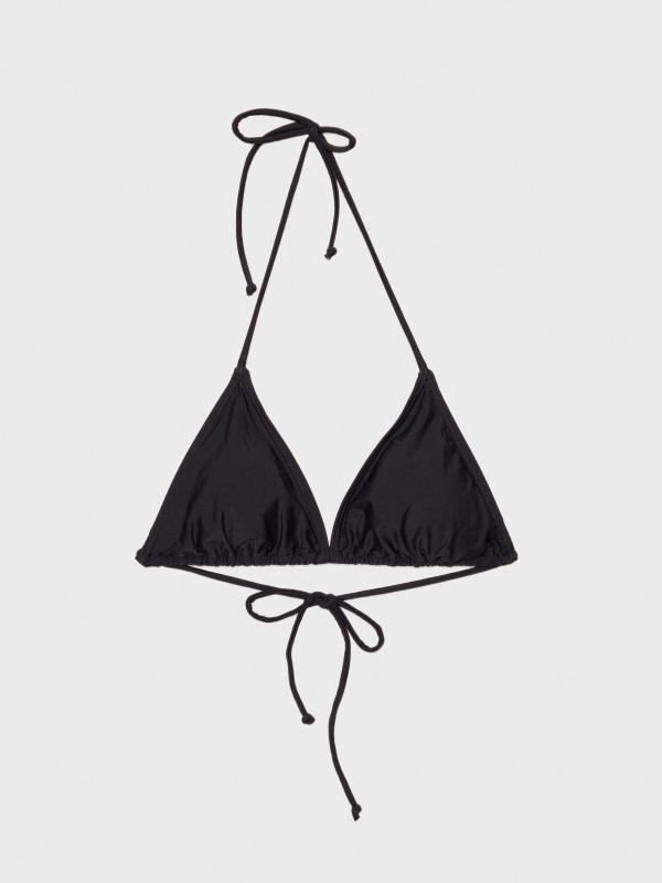  Triangle bikini top black