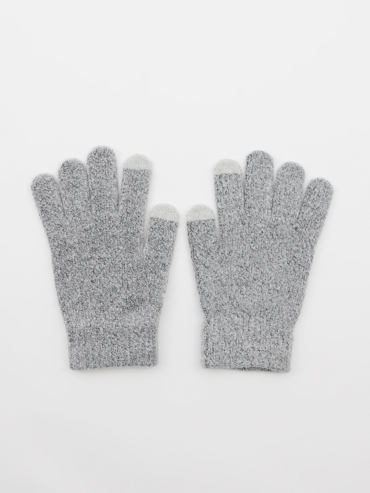 Guantes touchscreen gris gris