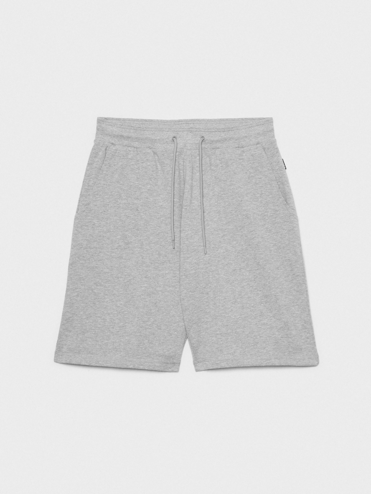  Bermuda jogger básica cinza