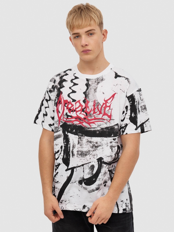 Camiseta urban contraste